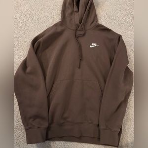 Brown Nike hoodie